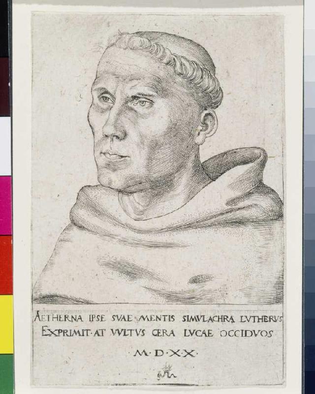 Luther als Augustinermönch von Lucas Cranach d. Ä.