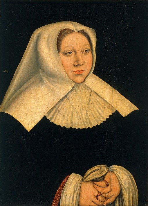 Porträt der Margarethe von Österreich (1480-1530) von Lucas Cranach d. Ä.