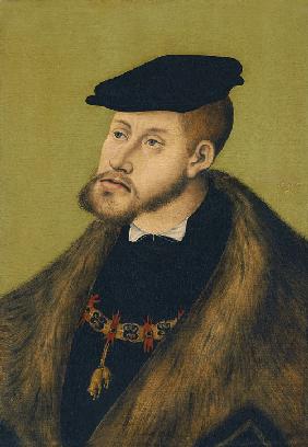 Porträt von Kaiser Karl V. (1500-1558) 1533