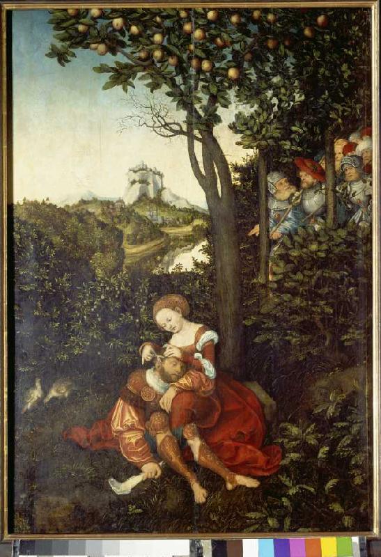 Samson und Dalila. von Lucas Cranach d. Ä.