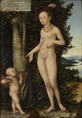 Venus mit Amor als Honigdieb 1534
