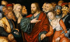 Christus und die Ehebrecherin 1545