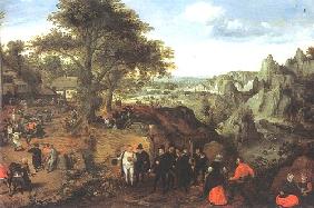 Landschaft mit Bauerntanz 1579