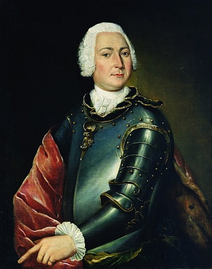 Portrait of Count Ernst Christoph von Manteuffel von Lucas Conrad Pfanzelt