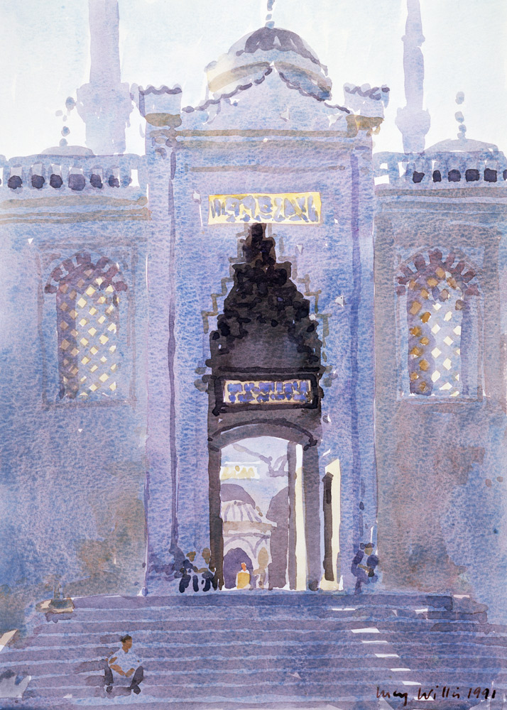 Gateway to The Blue Mosque von Lucy Willis