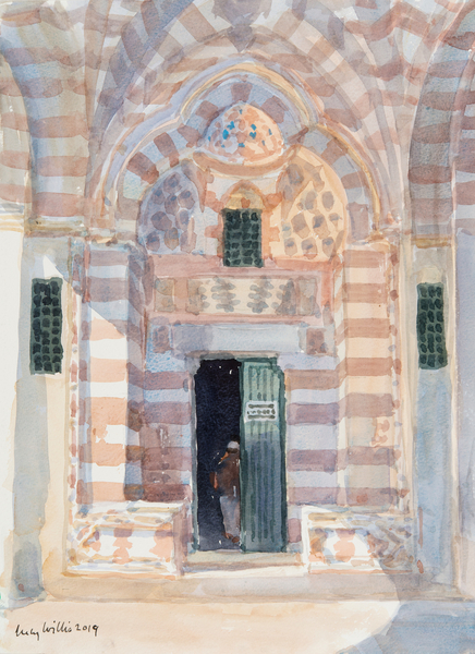 Shaded Entrance, The Temple Mount, Jerusalem von Lucy Willis