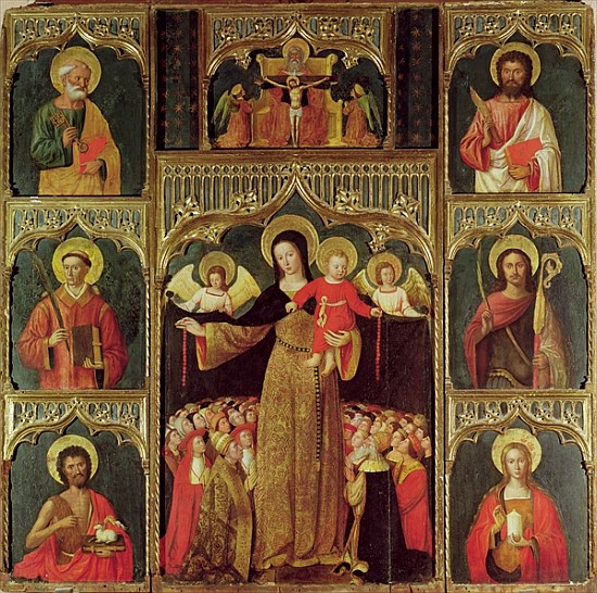 Altarpiece of the Virgin of the Rosary, c.1500 von Ludovico Brea
