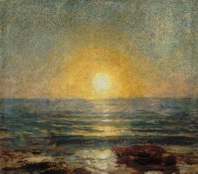 Sonnenuntergang am Meer, 1892