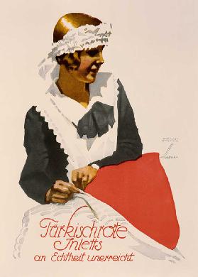 Türkischrote Inletts an Echtheit unerreicht 1925