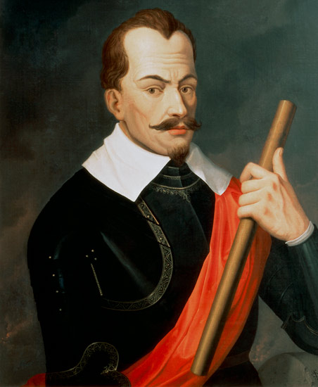 Portrait of Albrecht Wenzel Eusebius von Wallenstein (1583-1634) Duke of Friedland and Mecklenburg a von Ludwig Schnorr von Carolsfeld