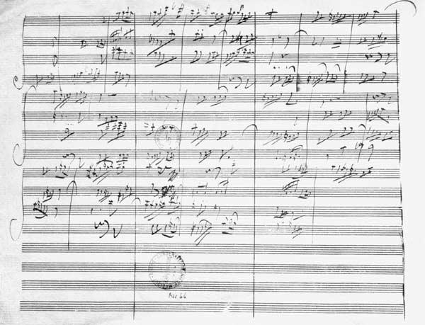 Score for the 3rd Movement of the 5th Symphony
