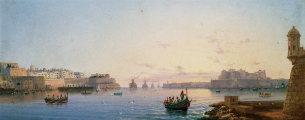 The Grand Harbour, Valletta von Luigi Maria Galea