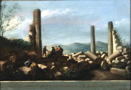 Temple of Castor and Pollux von Luigi Mayer