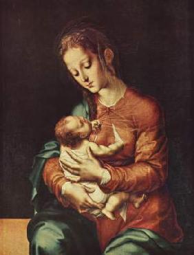 Maria mit Kind 2. Drittel