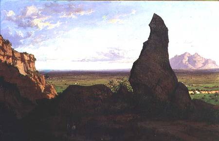 Landscape with a Prominent Rock von Luis Rigalt