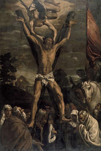 Das Martyrium des heiligen Andreas von Luis Tristan