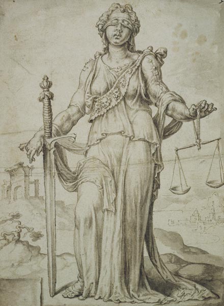 Justitia. von Maerten van Heemskerck