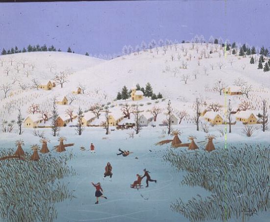 On the Frozen Lake, 1987  von Magdolna  Ban