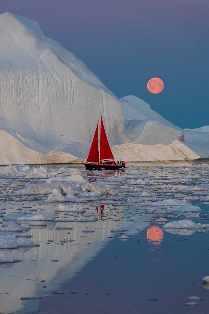 Grönland Nacht von Marc Pelissier