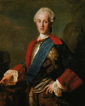 Porträt Prinz Karl Christian Joseph von Sachsen und Polen, Herzog von Kurland und Semgallen (1733-17
