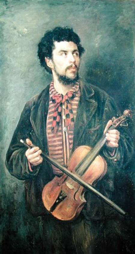 The Violin Player von Marcellin Gilbert Desboutin