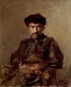 Mann mit Pelzmütze 1891