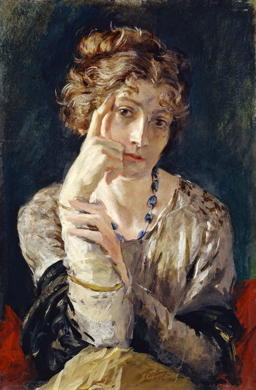 Porträt von Henriette, Künstlers Frau von Mariano Fortuny y Madrazo