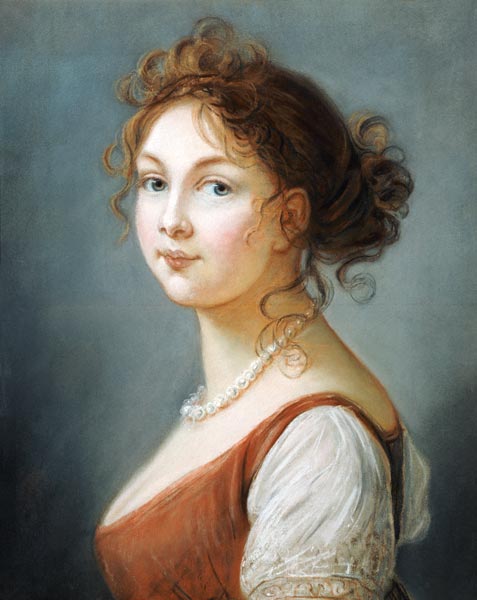 Bildnis der  Königin Luise von Preussen (1776-1810). von Marie Elisabeth-Louise Vigée-Lebrun