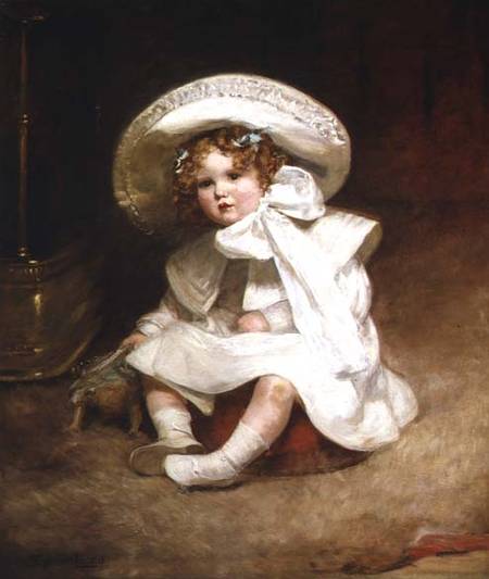 Portrait of Muriel, Daughter of Sir Charles Swinfen Eady von Marie Elizabeth Seymour Lucas