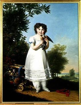 Portrait of Napoleone-Elisa Bacciochi (1806-69) Princess of Piombino 1810
