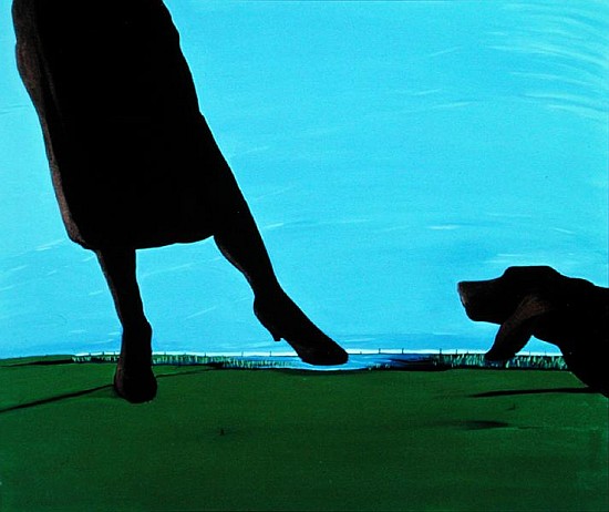 First Encounter, 1997 (acrylic on canvas)  von Marjorie  Weiss