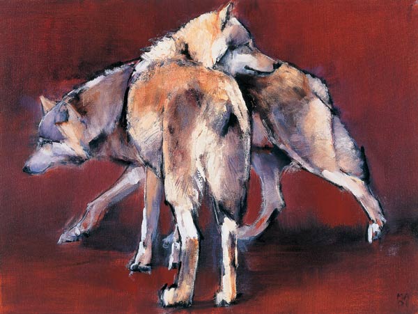 Wolf Composition von Mark  Adlington