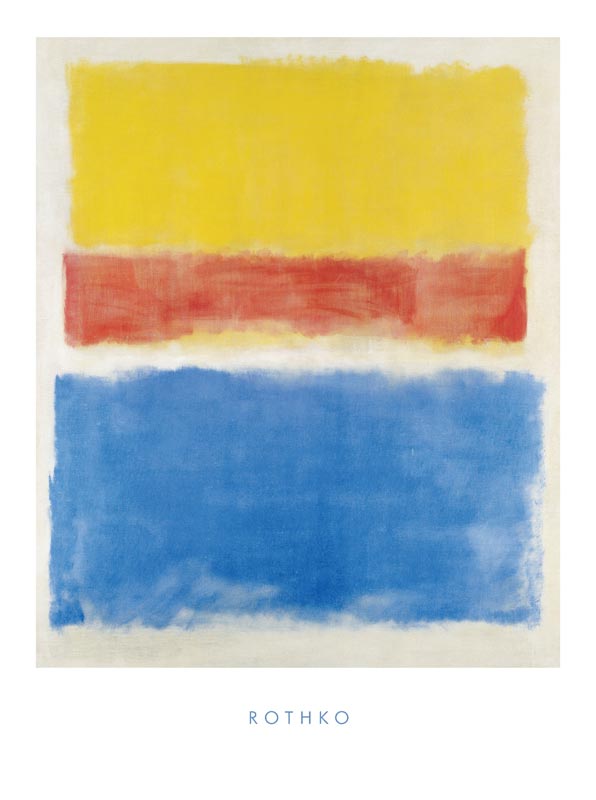 Untitled (Yellow-Red and Blue) von Mark Rothko