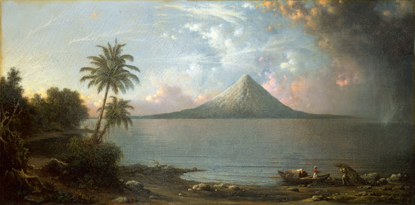 Der Vulkan Omotepe in Nicaragua von Martin Johnson Heade