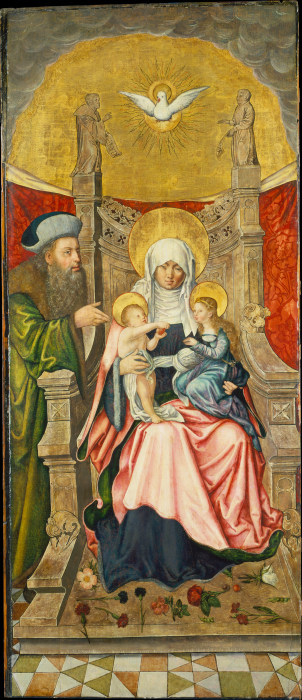 Die heilige Anna Selbdritt mit Joachim von Martin Kaldenbach