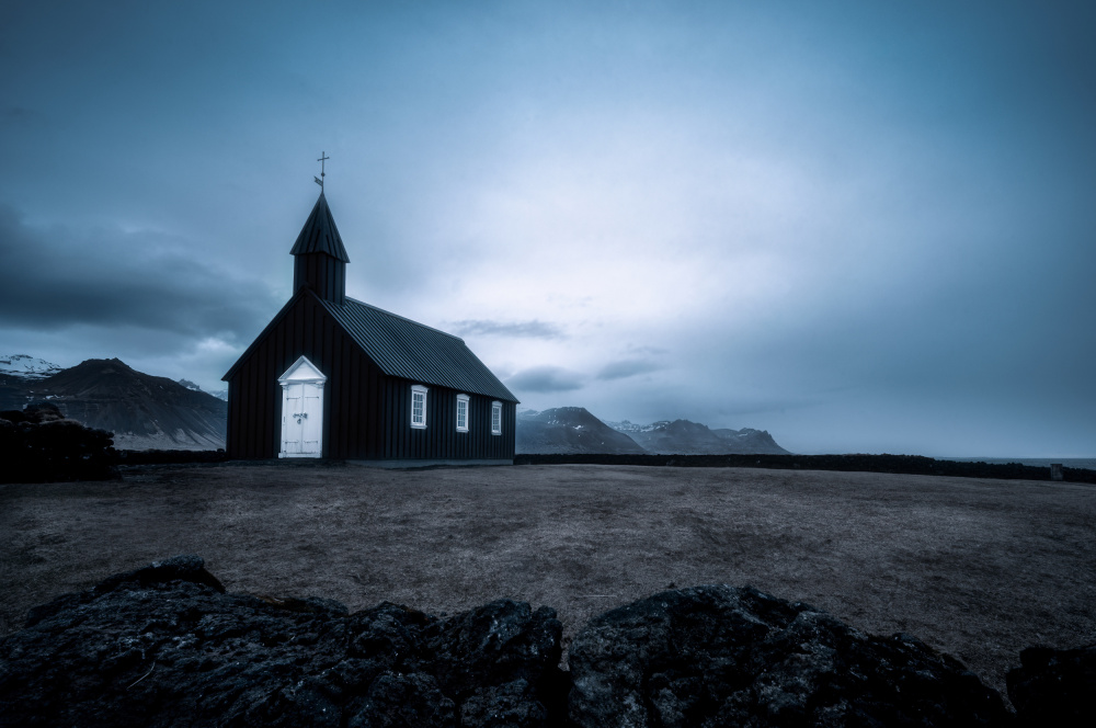 Kirche in Budhir,Island von Martin Morávek