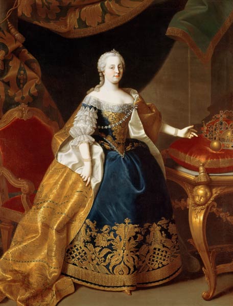 Portrait of the Empress Maria Theresa of Austria (1717-80) von Martin Mytens