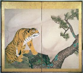 Tiger Screen, Japanese 1781