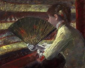 Dans la loge / Mary Cassatt / 1879