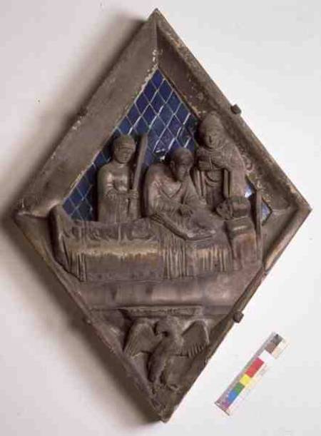 The Last Rites, relief tile from the Campanile von Maso  di Banco