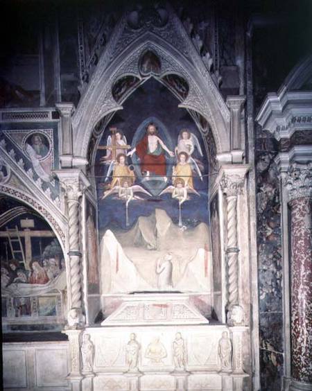 Last Judgement from the Bardi di Vernio Chapel (fresco) von Maso di Banco Giottino