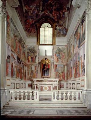 General View of the Chapel von Masolino and Filippino Lippi Masaccio