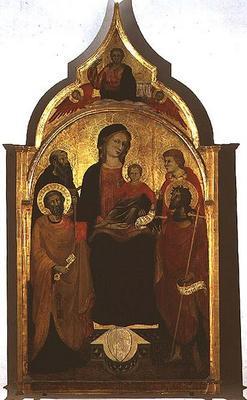 Madonna and Child with Saints, 1415 (tempera on panel) 17th