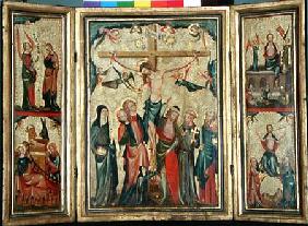 Triptych depicting the Crucifixion of Christ c.1350