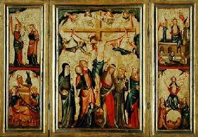 Triptych depicting the Crucifixion of Christ c.1350