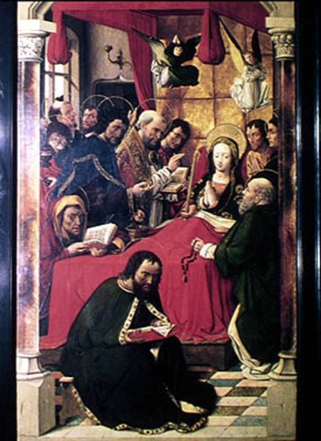 The Death of the Virgin von Master of Santa Maria del Campo