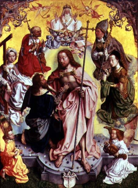 Central panel from the St. Thomas Altarpiece von Master of St. Bartholemew