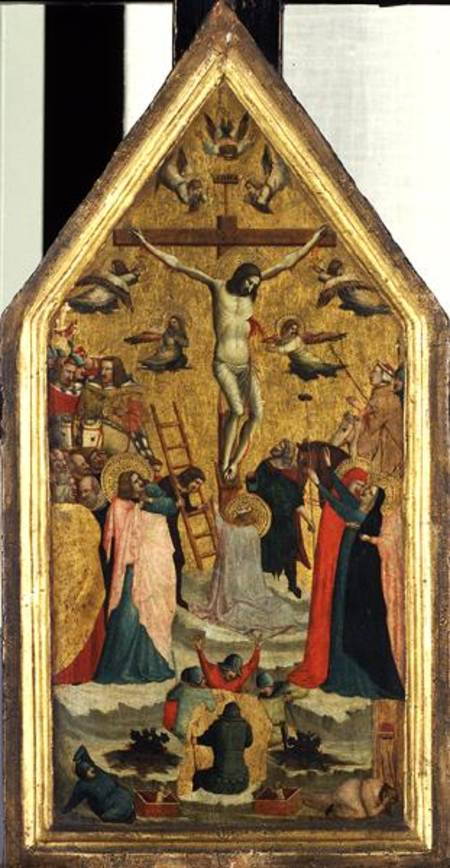 The Crucifixion of Christ von Master of the School of Rimini