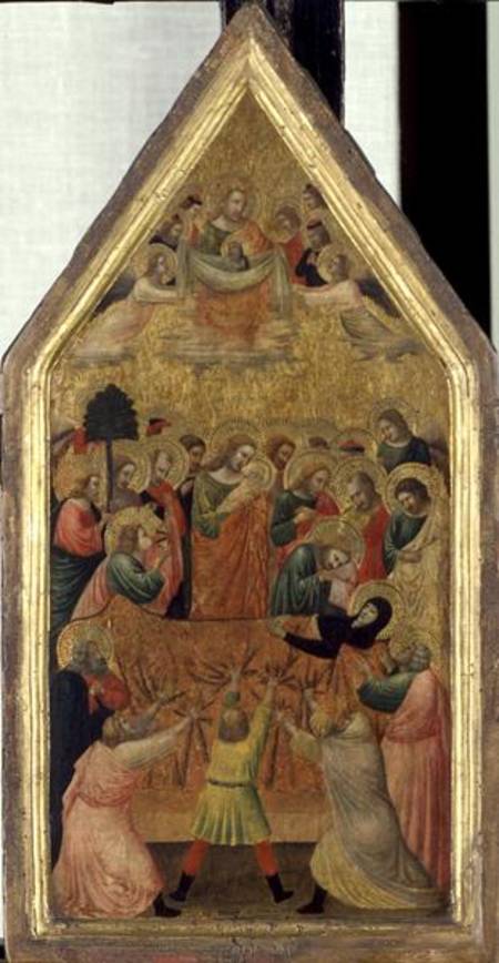 The Death of the Virgin von Master of the School of Rimini