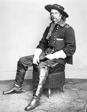 General George A. Custer (b/w photo) 19th